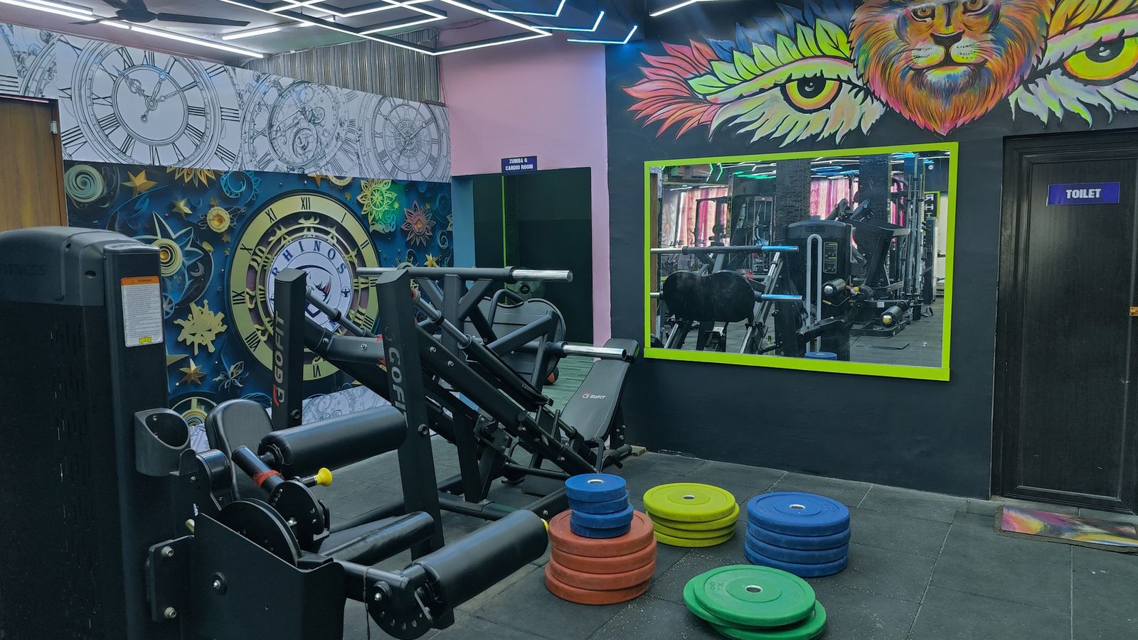 Strength Training Area — Rhinos Gym Jatani